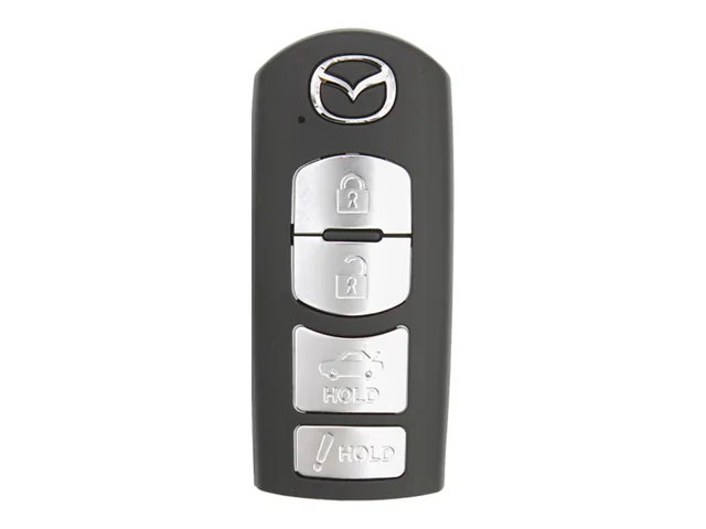 Mazda Skyactiv push-to-start smart key, FCC ID WAZSKE13D01, about 2014-2019