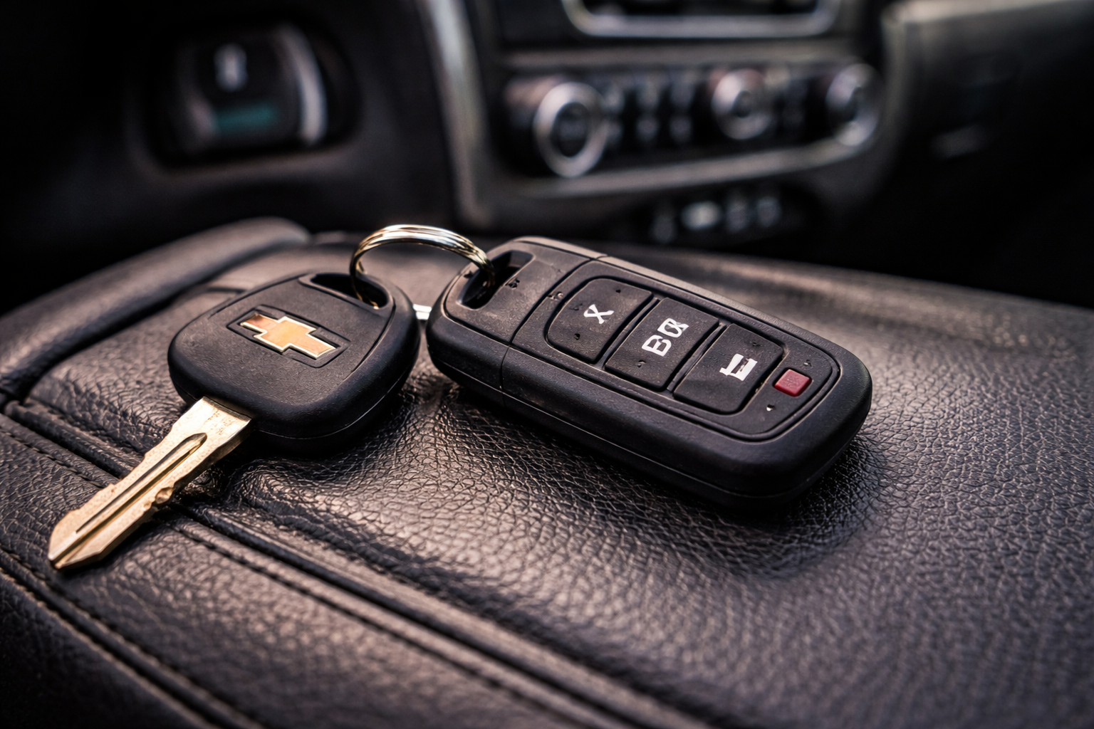 Chevrolet car key and remote fob