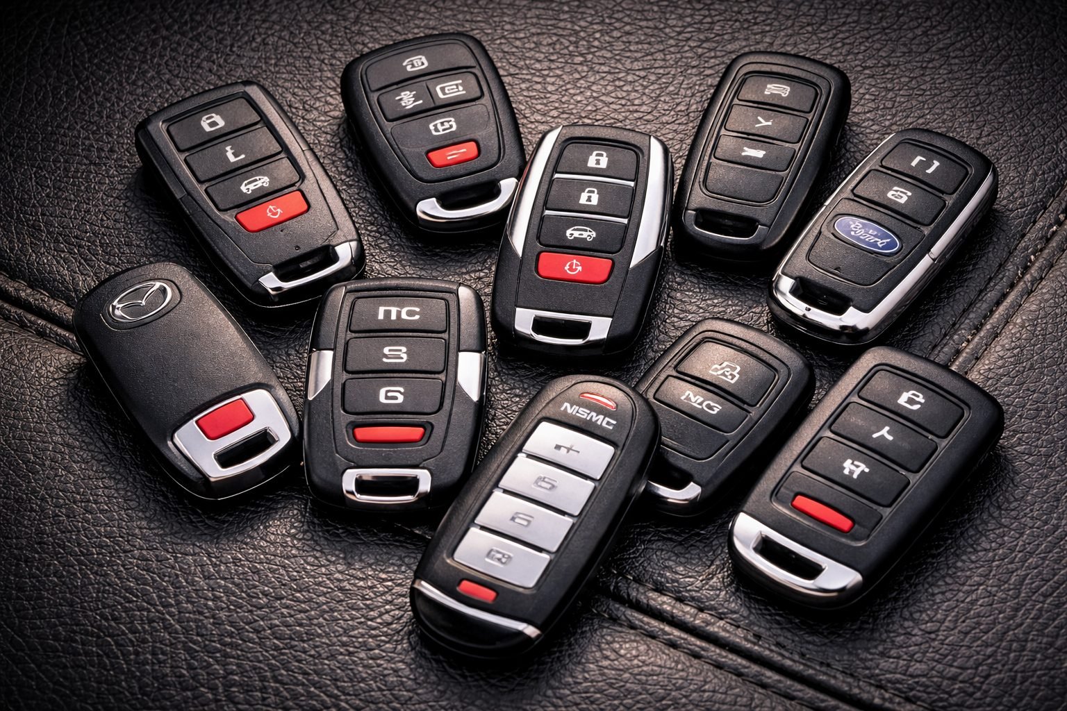 Car keys and key fobs in stock at Spare Me Car Keys, Wyoming