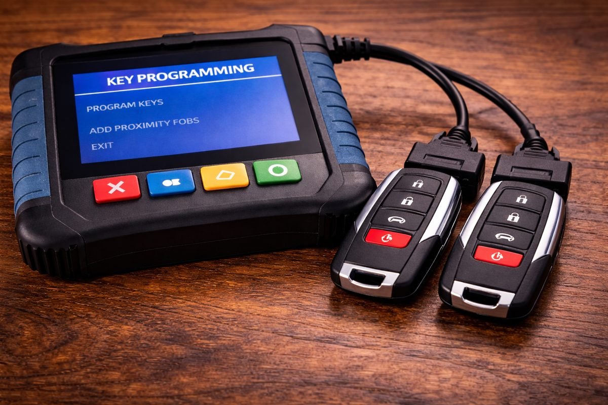 Smart key programming device and fobs