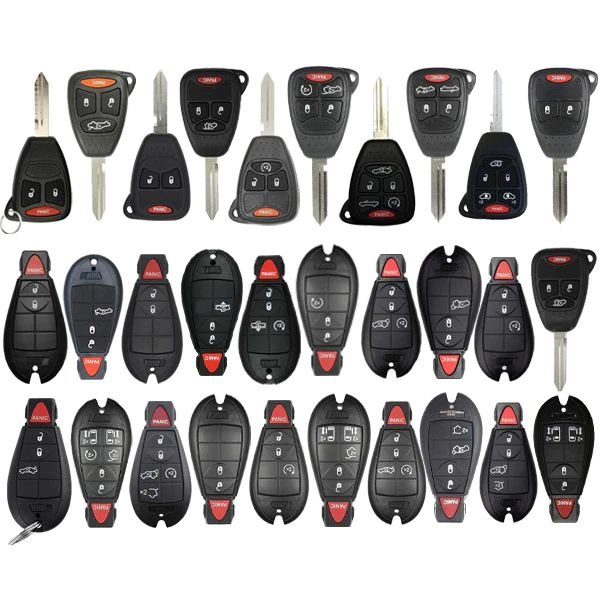 Chrysler Dodge Jeep Ram FOBIK keys used with the WIN module